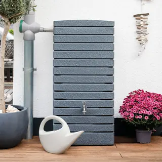 Braun Regentonne Catania 210 Liter anthrazit granit