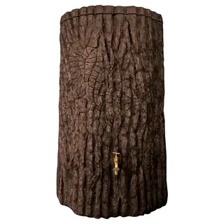 Regentonne Baumstamm EVERGREEN 475 liter braun von Prosperplast