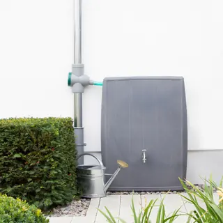 Regentonne eckig CONCRETE 200 liter grau von Prosperplast