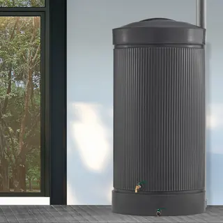 Regentonne Regensäule ATHEN anthrazit 2000 liter von Speidel